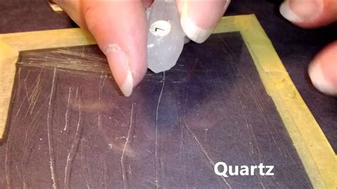 scratch test minerals|copper mineral hardness test.